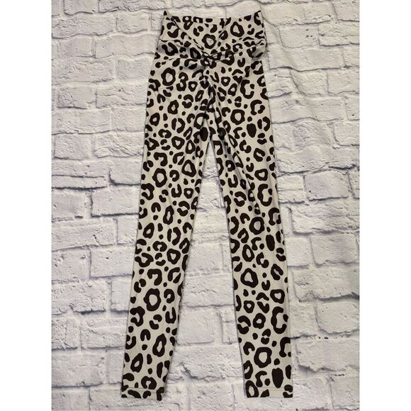Celestial Bodiez OG Ultra High Rise Leggings in Snow Leopardess in White Size S - Picture 6 of 6